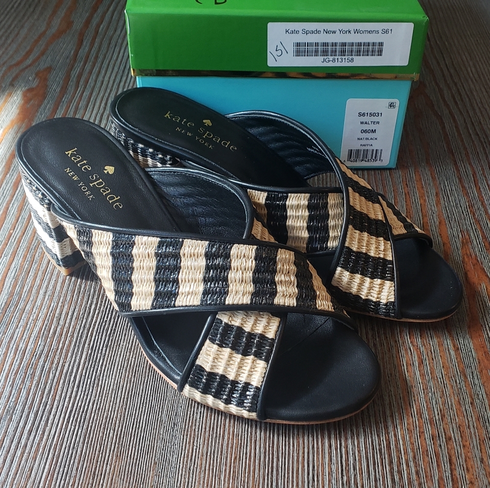 Kate Spade Walter Raffia Sandals